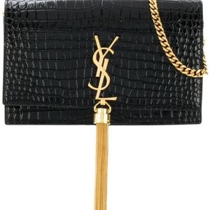 Saint Laurent Monogram Classic YSL Kate Tassel